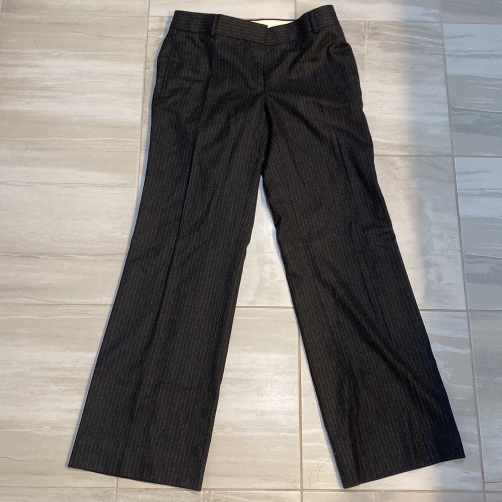 J. Crew | Pinstripe Wool Suit Pants